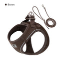 Dog Harness Leash Set for Small Medium Dog Adjustable Reflective Puppy Cat Harness Pet Vest Chihuahua Dachshund Outdoor Walking
